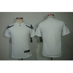 Youth Nike Seattle Seahawks Blank White Color[Youth Limited Jerseys]
