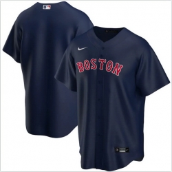 Men Boston Red Sox Nike Blue Blank Jersey