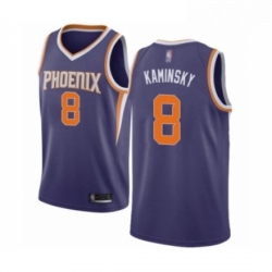 Womens Phoenix Suns 8 Frank Kaminsky Authentic Purple Basketball Jersey Icon Edition 