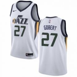 Mens Nike Utah Jazz 27 Rudy Gobert Swingman NBA Jersey Association Edition