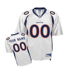 Denver Broncos Customized Jerseys White Jerseys