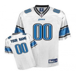Detroit Lions Customized Jerseys White Jersey