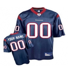 Houston Texans Customized Jerseys blue