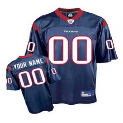 Houston Texans Customized Jerseys blue