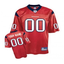 Houston Texans Customized Jerseys red