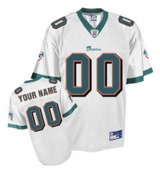 Miami Dolphins Customized Jerseys white