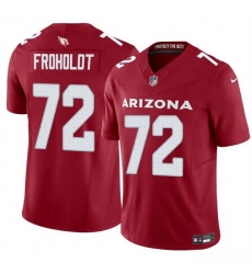 Men Arizona Cardinals 72 Hjalte Froholdt Red 2025 F U S E  Vapor Untouchable Limited Stitched Jersey
