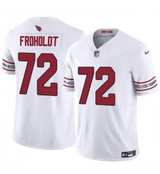 Men Arizona Cardinals 72 Hjalte Froholdt White 2025 F U S E  Vapor Untouchable Limited Stitched Jersey