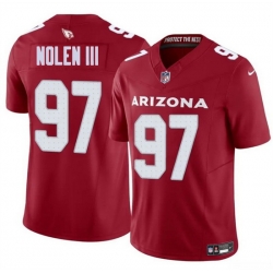 Men Arizona Cardinals 97 Walter Nolen III Red 2025 Draft F U S E  Vapor Untouchable Limited Stitched Jersey