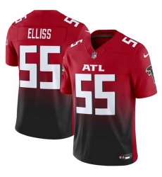 Men Atlanta Falcons 55 Kaden Elliss Red Black 2025 F U S E Vapor Untouchable Limited Stitched Football Jersey