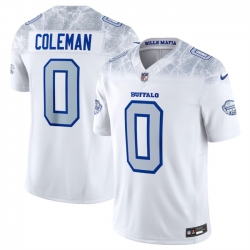 Youth Buffalo Bills 0 Keon Coleman White 2025 F U S E Rivalries Vapor Untouchable Stitched Football Jersey
