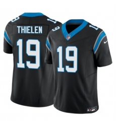 Youth Carolina Panthers 19 Adam Thielen Black Vapor Untouchable Stitched Football Jersey