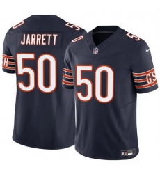 Men Chicago Bears 50 Grady Jarrett Navy 2025 F U S E  Vapor Untouchable Limited Stitched Football Jersey