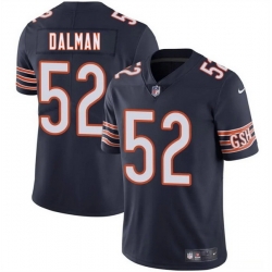Men Chicago Bears 52 Drew Dalman Navy 2025 Vapor Stitched Football Jersey
