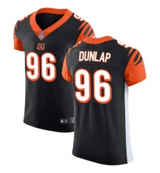 Nike Bengals #96 Carlos Dunlap Black Team Color Mens Stitched NFL Vapor Untouchable Elite Jersey