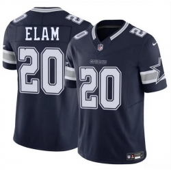 Men Dallas Cowboys 20 Kaiir Elam Navy 2025 F U S E Vapor Untouchable Limited Stitched Football Jersey