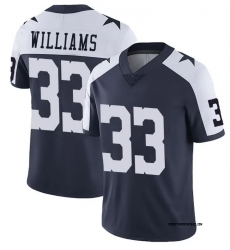 Men Dallas Cowboys 33 Javonte Williams Navy Blue Thanksgiven Limited Stitched Football Jersey Men Dallas Cowboys 33 Javonte Williams Navy Blue Thanksgiven Limited Stitched Football Jersey