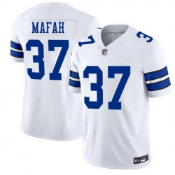 Men Dallas Cowboys 37 Phil Mafah White 2025 F U S E Vapor Untouchable Limited Stitched Football Jersey