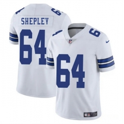 Men Dallas Cowboys 64 Dakoda Shepleys White 2025 Vapor Untouchable Limited Stitched Football Jersey
