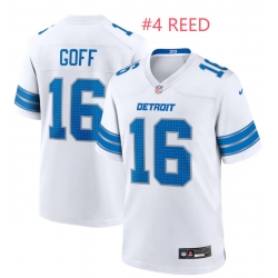 Men Nike D.J. Reed White Detroit Lions Team F U S E Stitched Jersey