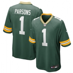 Women Green Bay Packers Micah Parsons #1 Green Nike F U S E Stitched NFL Jersey