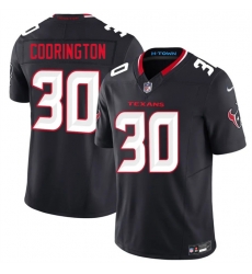 Men Houston Texans  30 Brandon Codrington Navy 2026 F U S E  Vapor Limited Stitched Football Jersey
