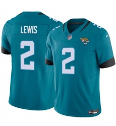 Men Jacksonville Jaguars 2 Jourdan Lewis Teal 2025 F U S E  Prowler Throwback Vapor Limited Stitched Football Jersey