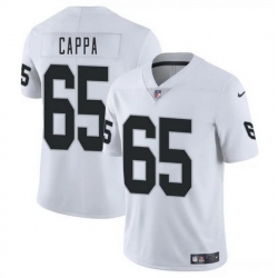 Men Las Vegas Raiders 65 Alex Cappa White 2025 Vapor Stitched Football Jersey