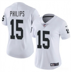 Women Las Vegas Raiders 15 Kyle Philips White 2025 Vapor Stitched Jersey