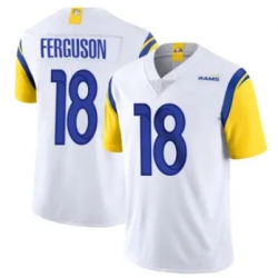 Men Los Angeles Rams Terrance Ferguson #18 White 2024 F U S E Vapor Untouchable Stitched Football Jersey