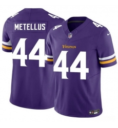 Men Minnesota Vikings 44 Josh Metellus Purple 2025 F U S E  Vapor Untouchable Limited Stitched Jersey
