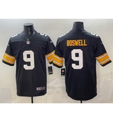 Men Pittsburgh Steelers 9 Chris Boswell Black Vapor Untouchable Stitched Jersey