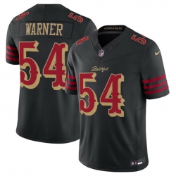 Men San Francisco 49ers 54 Fred Warner Black 2025 F U S E Rivalries Vapor Limited Stitched Football Jersey
