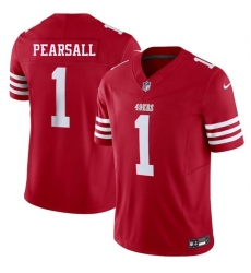 Youth San Francisco 49ers 1 Ricky Pearsall Red 2025 F U S E  Vapor Untouchable Limited Stitched Football Jersey