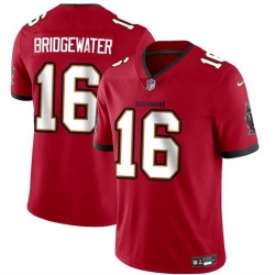 Men Tampa Bay Buccaneers 16 Teddy Bridgewater Red Vapor Limited Stitched Jersey