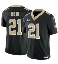 Men New Orleans Saints 21 Justin Reid Black 2025 F U S E With 1 Star C Patch Vapor Limited Stitched Football Jersey