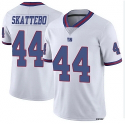 Men New York Giants 44 Cam Skattebo Rush Stitched Football Jersey