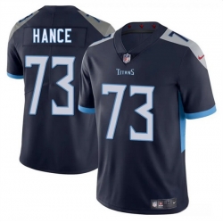 Men Tennessee Titans 73 Blake Hance Navy 2025 Vapor Limited Stitched Football Jersey