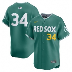 Men Boston Red Sox ACTIVE PLAYER Custom Green 2025 City Connect Limited Stitched Baseball Jersey