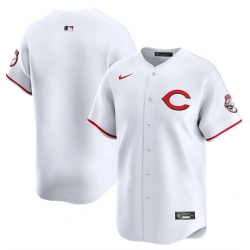 Men Cincinnati Reds Blank White 2025 Home Limited Stitched Baseball Jersey