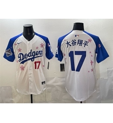 Men Los Angeles Dodgers 17 Shohei Ohtani White Royal 2025 World Series Champions Patch Tokyo Series Limited Stitched Baseball Jersey Men Los Angeles Dodgers 17 Shohei Ohtani White Royal 2025 World Series Champions Patch Tokyo Series Limited Stitched Baseball Jersey
