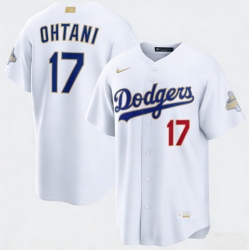 Mens Los Angeles Dodgers Shohei Ohtani Nike White 2026 Gold Collection Stadium Jersey