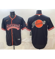 Men San Francisco Giants Team Big Logo Black 2026 Alternate Stadium Stitched Baseball Jersey Men San Francisco Giants Team Big Logo Black 2026 Alternate Stadium Stitched Baseball Jersey