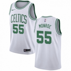 Womens Nike Boston Celtics 55 Greg Monroe Authentic White NBA Jersey Association Edition 