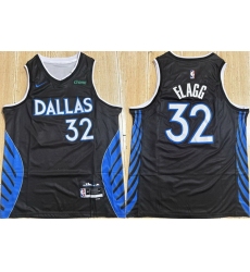 Men Dallas Mavericks 32 Cooper Flagg Black 2025 26 City Edition Stitched Basketball Jersey