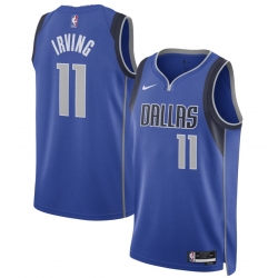 Youth Dallas Mavericks #2 Kyrie Irving Blue Statement Edition Stitched Basketball Jersey