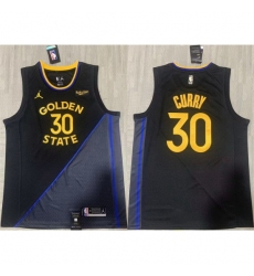 Youth Golden State Warriors 30 Stephen Curry Black Stitched Basketball Jersey