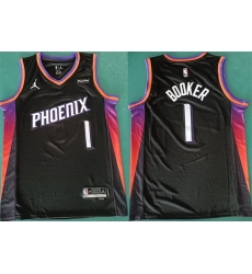 Men Phoenix Suns 1 Devin Booker Black 2025 Statement Edition Stitched Basketball Jersey Men Phoenix Suns 1 Devin Booker Black 2025 Statement Edition Stitched Basketball Jersey