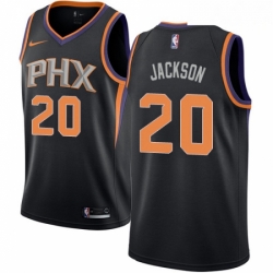Mens Nike Phoenix Suns 20 Josh Jackson Authentic Black Alternate NBA Jersey Statement Edition 
