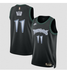 Men Minnesota Timberwolves 11 Naz Reid Black 2025 Classic Edition Stitched Jersey